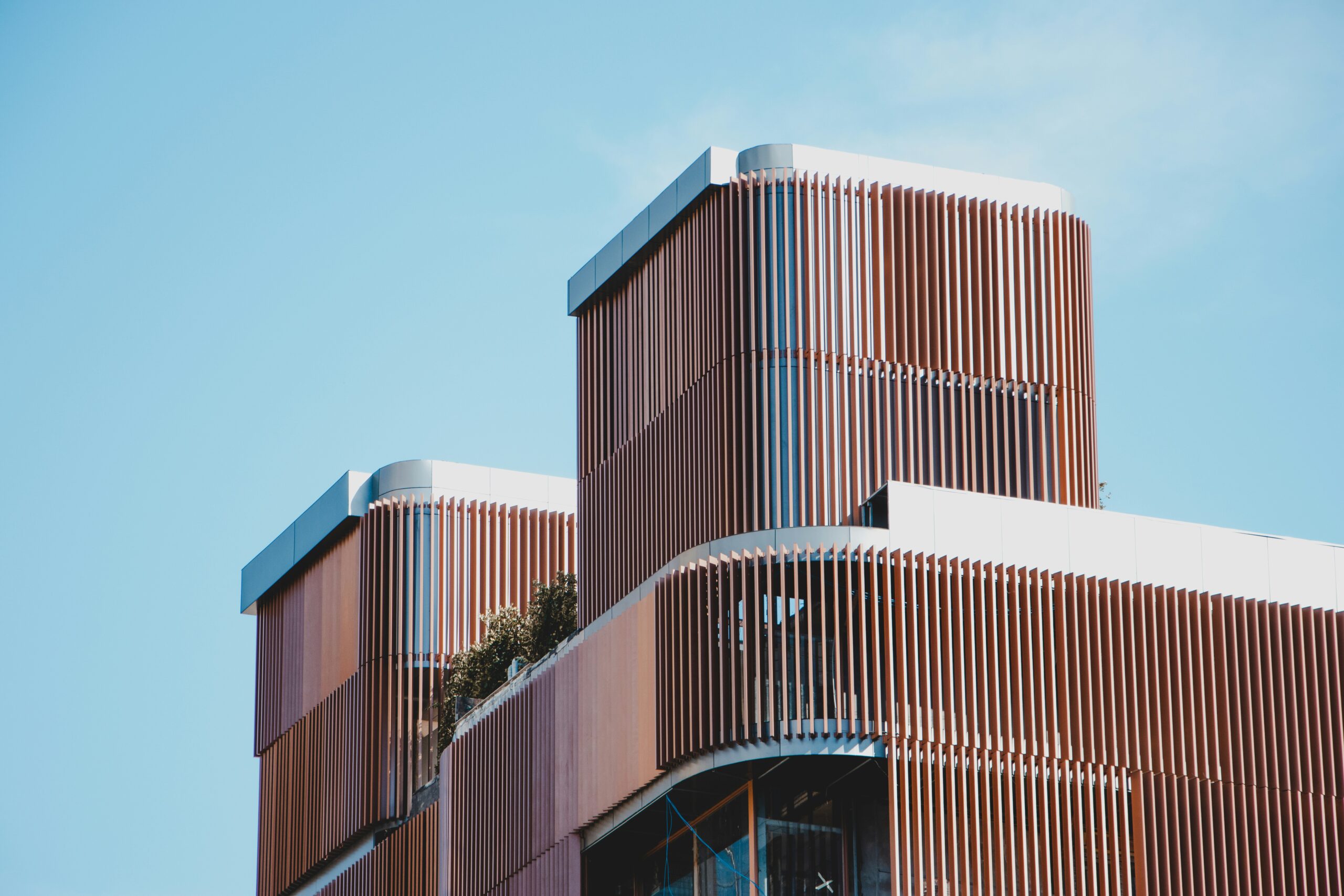 Modern architectural building exterior